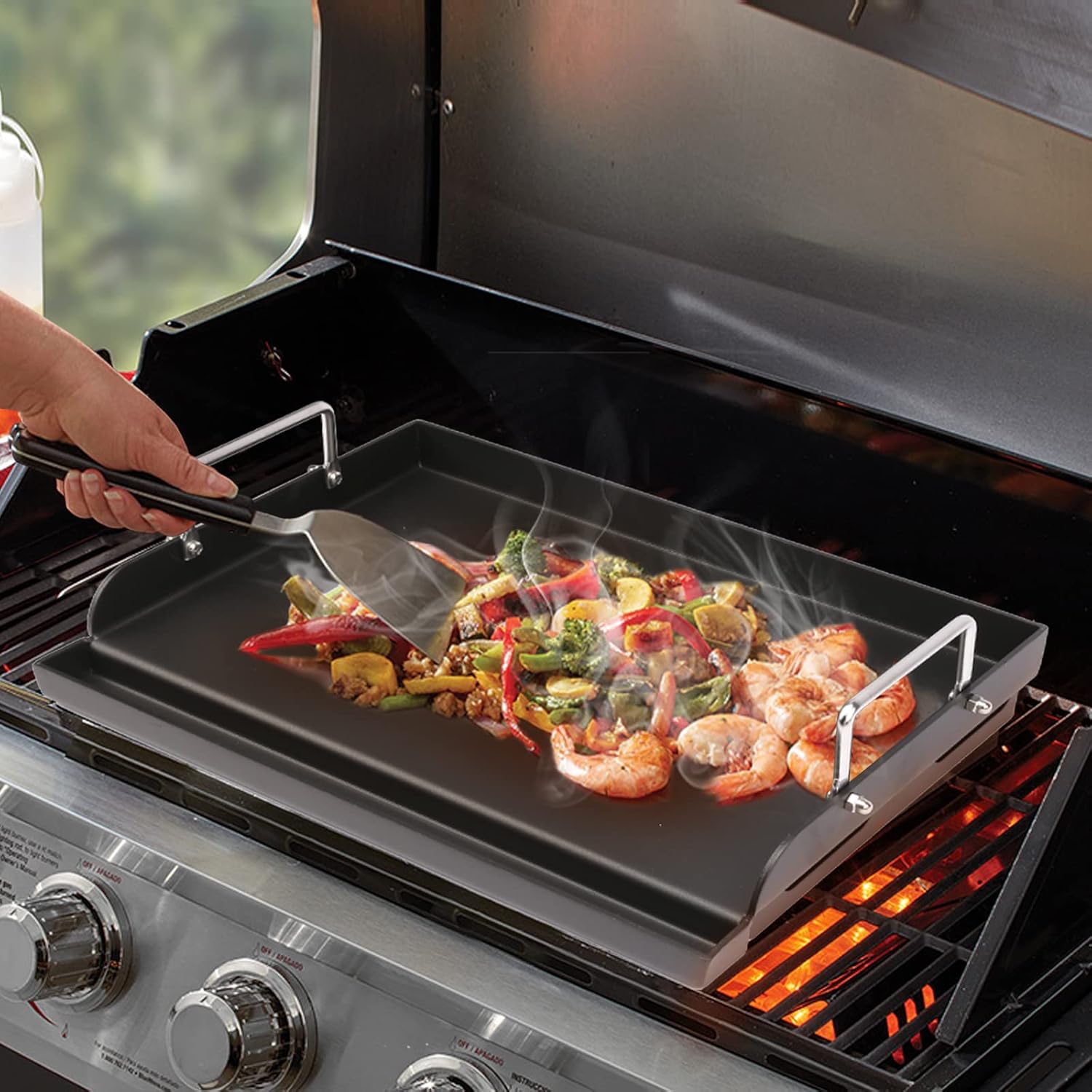 Nonstick Cooking Griddle for Gas Grill/Stove